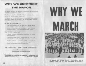 Why We March