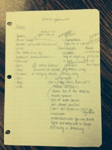 photo of rabies notes